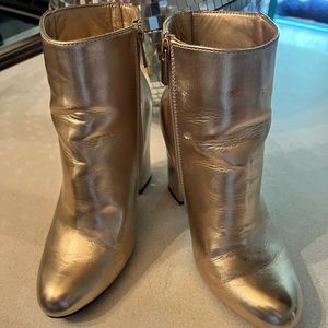 Bamboo Namaste Gold Booties Size 8.5